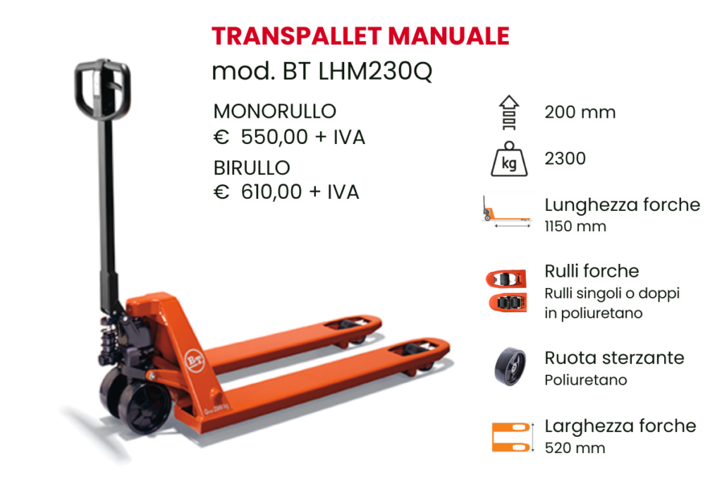 transpallet manuale