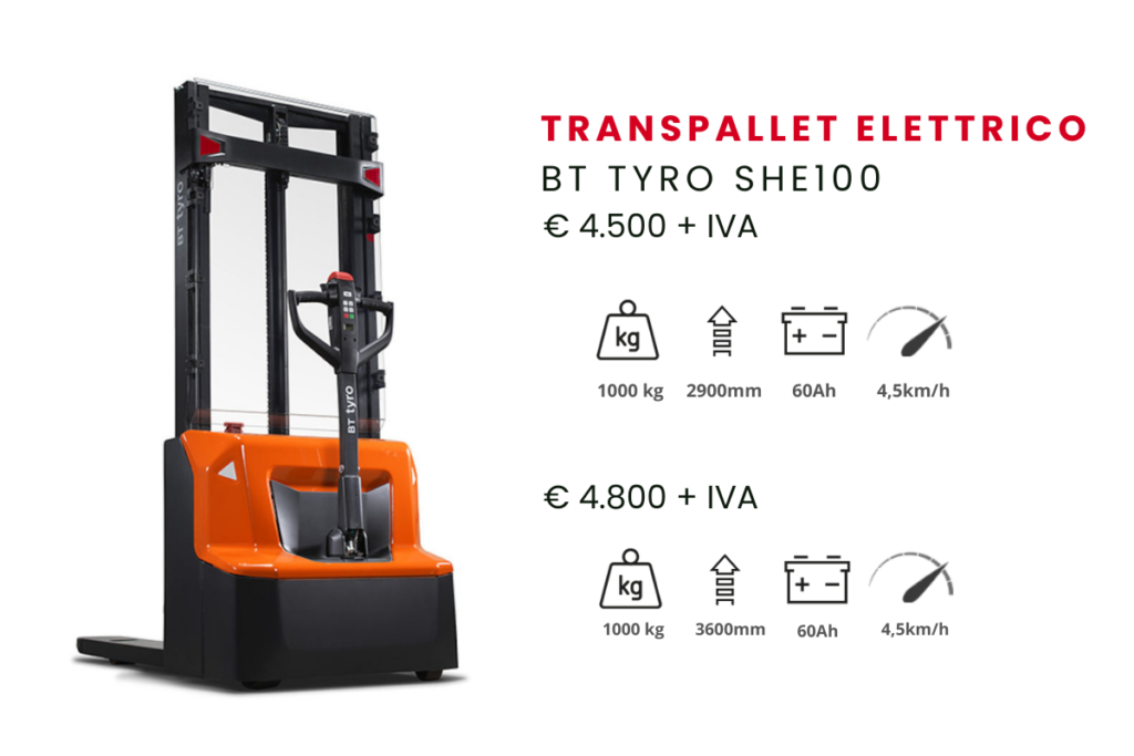 transpallet elettrico tyro